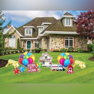 Home Sweet Home Party Yard Sign Set